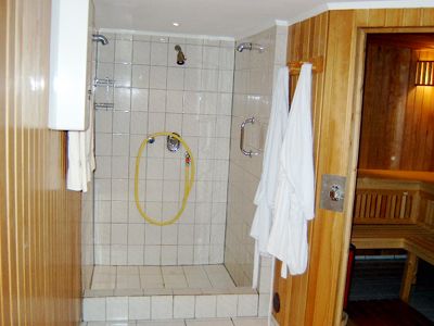 Sauna auf Anfrage in der Ferienwohnung An der Lippe Haltern am See