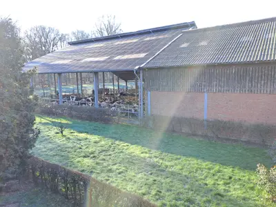Der Ausblick von der Terrasse der Ferienwohnung