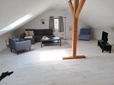 das gemütliche Wohnzimmer