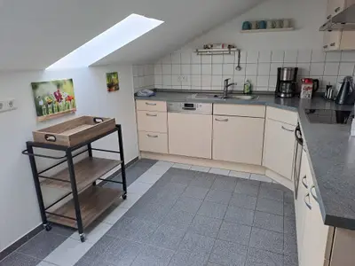 In der gut ausgestatteten Küche können Sie leckere Mahlzeiten zubereiten