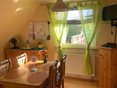 Esszimmer Ferienwohnung Kunterbunt Haltern am See