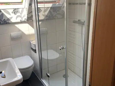 Badezimmer Ferienwohnung Kunterbunt Haltern am See