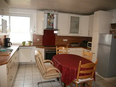 Küche und Essbereich Ferienwohnung Zwischen den Seen in Haltern am See