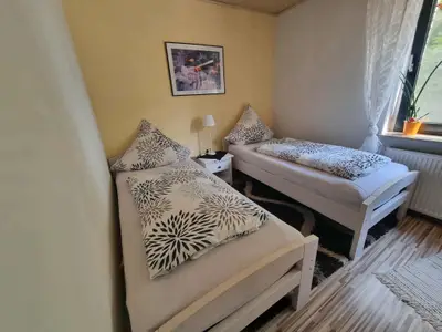 Zweites Schlafzimmer in der Ferienwohnung Barbara in Haltern am See
