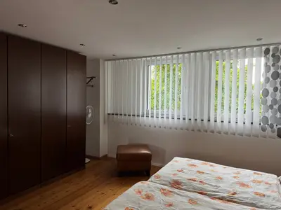 Schlafzimmer in der Ferienwohnung Wiesenblick in Haltern am See