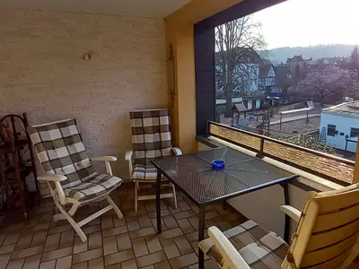 Loggia mit herrlichem Ausblick Loggia mit herrlichem Ausblick