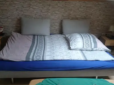 Wohnzimmer-Ansicht-Große Schlafcauch