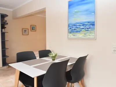 Essbereich im Wohnzimmer