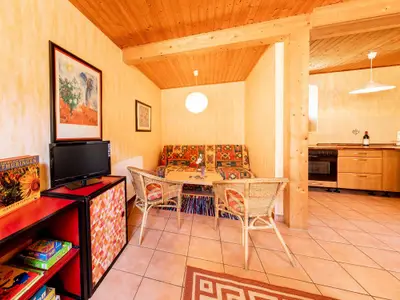 Fewo Kälberstall: Wohnraum mit Küche