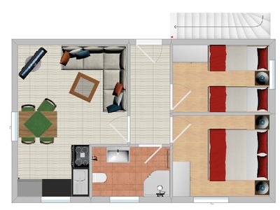 Ferienwohnung für 5 Personen (55 m²) in Harthausen 2/10