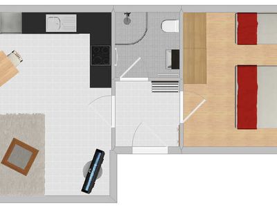 Ferienwohnung für 3 Personen (42 m²) in Harthausen 2/10