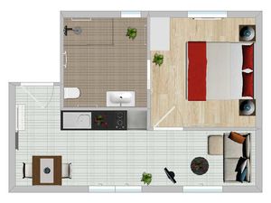 Ferienwohnung für 2 Personen (35 m&sup2;) in Harthausen