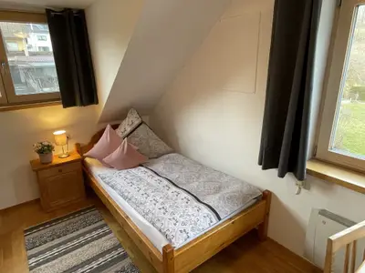 Einzelschlafzimmer Wohnung Alpenblick