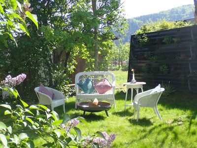 Garten mit Blick zur Lounge - Schwarzwald-Traum