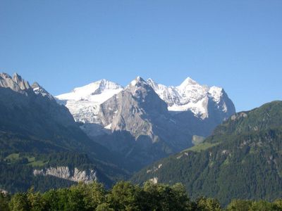 Wetterhorngruppe mit Rosenlauigletscher