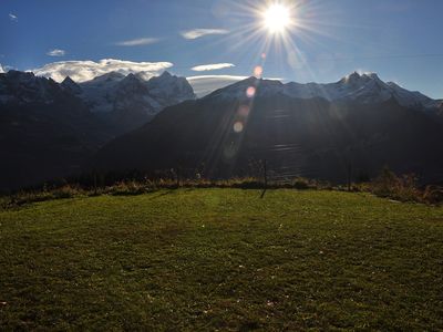 fantastische Aussicht vom Sitzplatz her