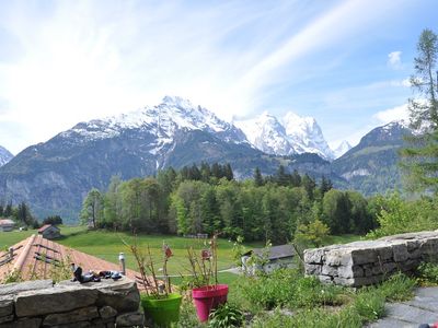 Aussicht auf die Haslitaler Bergwelt