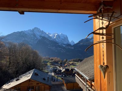 Aussicht vom Balkon aus