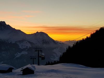 Sonnenuntergang Mägisalp