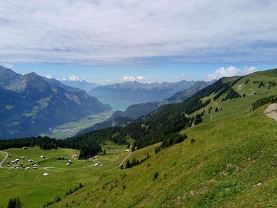 Aussicht Wanderweg Käserstatt - Gibel