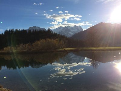 Badesee mit Traumsicht in die Haslitaler Berge