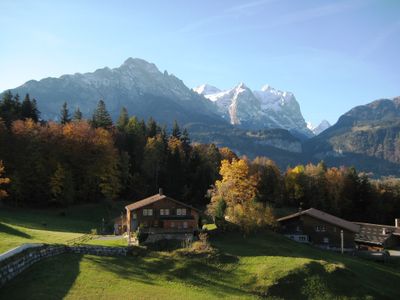fantastische Aussicht in die Berner Alpen