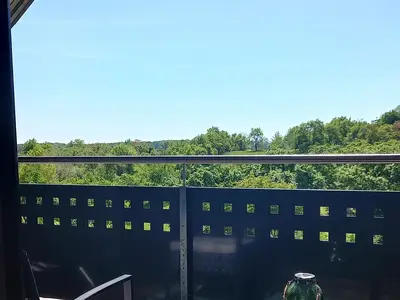 Ausblick vom Balkon