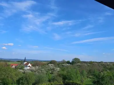 Ausblick Dachgeschoss Ferienwohnung