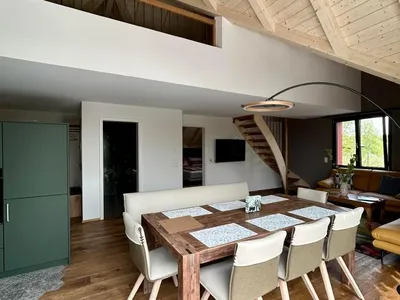 Vaulted ceilings with loft