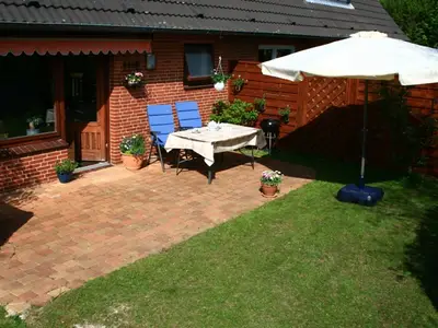 Terrasse Ferienwohnung Rungholt