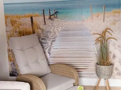 Wohnzimmer Ferienwohnung Hansen