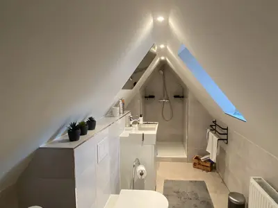 Ferienwohnung Amselnest - Badezimmer