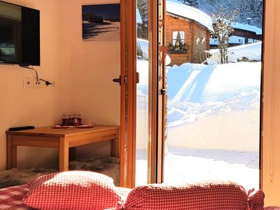 Winterausblick vom Schlafzimmer Bergträume