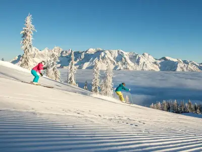 Skifahren auf der Hochwurzen