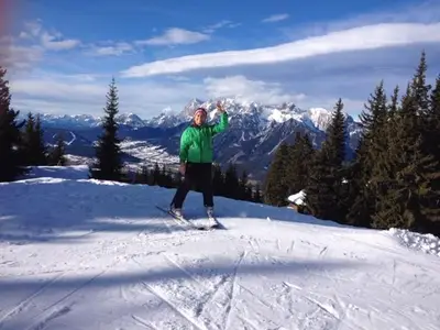 Haus Gloria - auf der Skipiste
