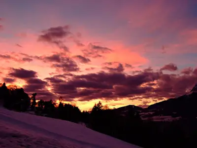 Abendstimmung nach einem Skitag