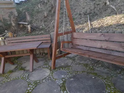 Sitzplatz mit Grillmöglichkeit
