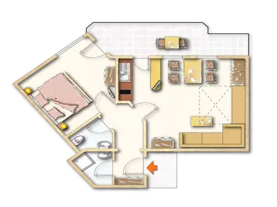 Ferienwohnung für 4 Personen (50 m²) in Häusern 4/10