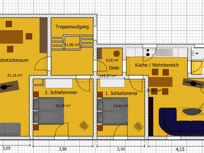 Grundriss Ferienwohnung