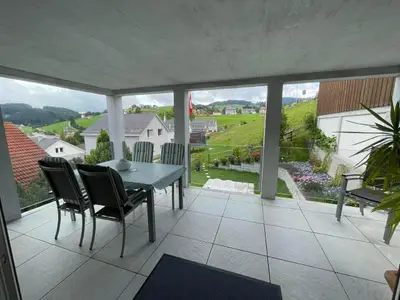 Gedeckter Balkon