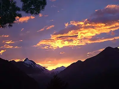 Abendpanorama vom Zirbenhof