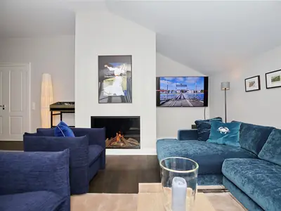 Wohnzimmer mit TV