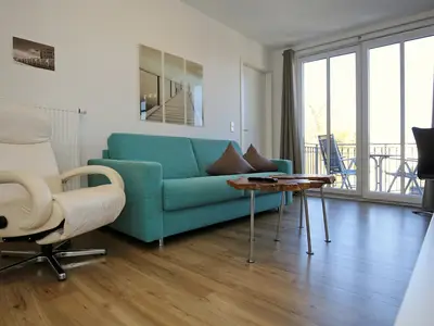 Wohnzimmer mit Schlafcouch