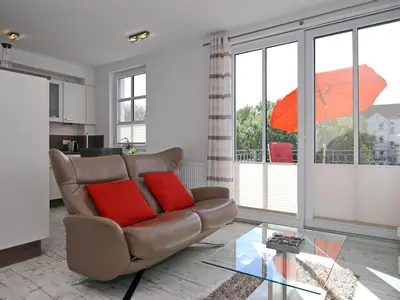 Wohnzimmer mit Sitzecke
