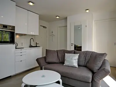 Wohnzimmer mit Küchenzeile