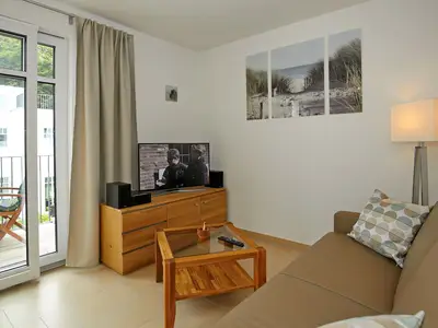 Wohnzimmer mit Schlafcouch
