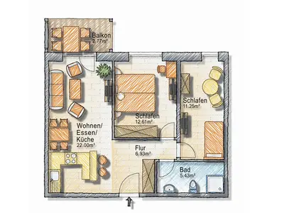 Ferienwohnung für 6 Personen (57 m²) in Heiligenhafen 10/10