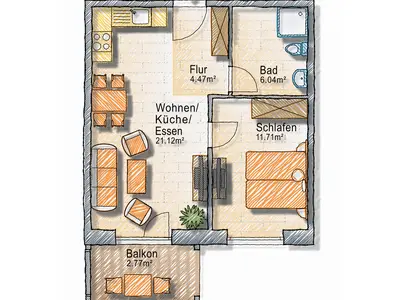 Ferienwohnung für 4 Personen (42 m²) in Heiligenhafen 3/10