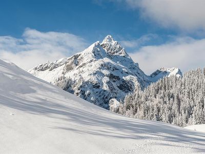 Winterblick auf die Künzelspitze