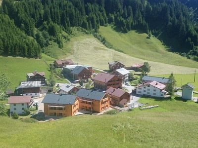 Alpin-Chalets Südansicht